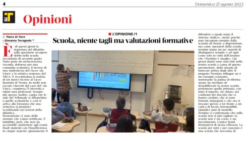 Scopri di più sull'articolo recupero debiti: la posizione di UIL Scuola Trento